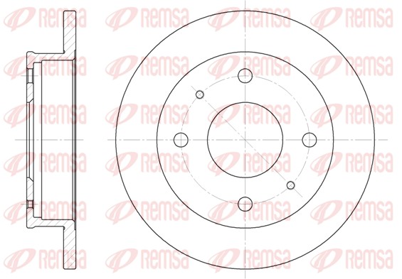 REMSA Első féktárcsa 6568.00_REMSA