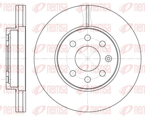 REMSA Első féktárcsa 6573.10_REMSA