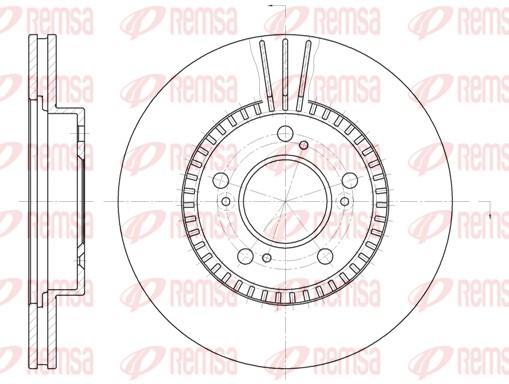 REMSA Első féktárcsa 6586.10_REMSA