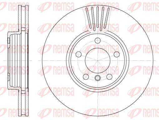 REMSA Első féktárcsa 6600.10_REMSA