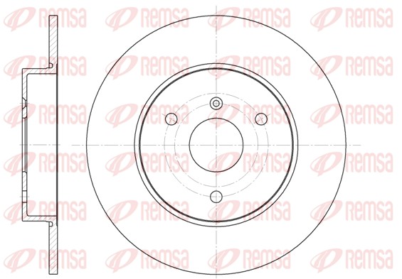 REMSA Első féktárcsa 6617.00_REMSA