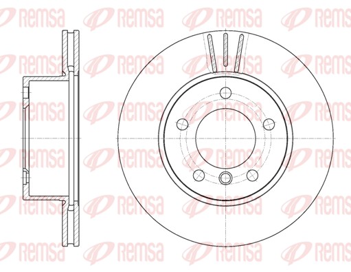 REMSA Első féktárcsa 6651.10_REMSA