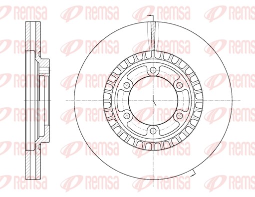 REMSA Első féktárcsa 6669.10_REMSA