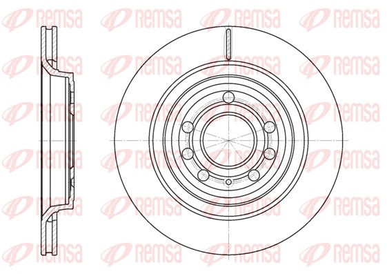 REMSA Hátsó féktárcsa 6686.10_REMSA