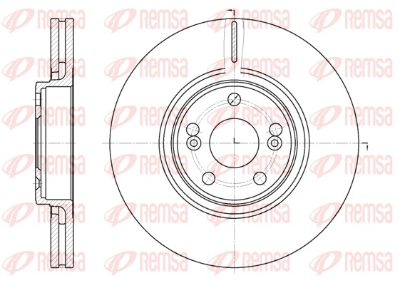REMSA Első féktárcsa 6694.10_REMSA