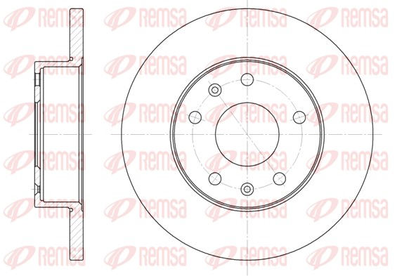 REMSA Első féktárcsa 6721.00_REMSA