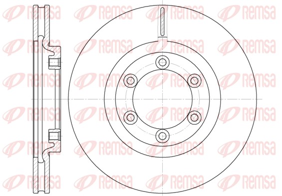 REMSA Első féktárcsa 6754.10_REMSA