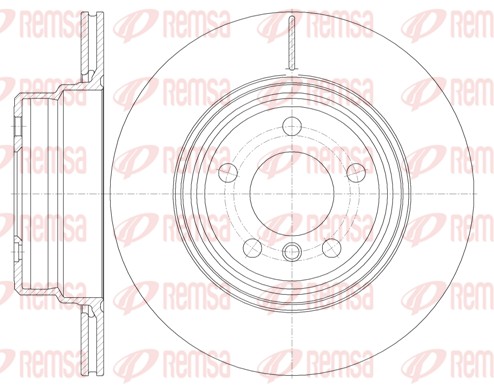 REMSA Hátsó féktárcsa 6755.10_REMSA