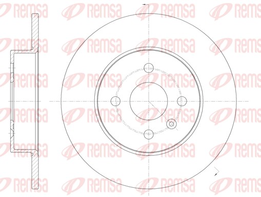 REMSA Hátsó féktárcsa 6789.00_REMSA