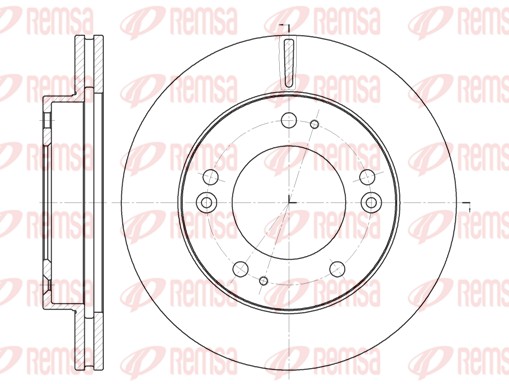 REMSA Első féktárcsa 6790.10_REMSA