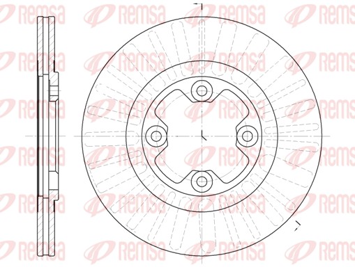 REMSA Első féktárcsa 6792.10_REMSA