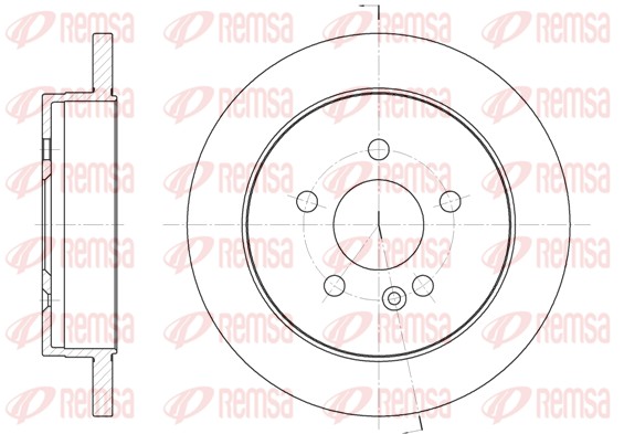 REMSA Hátsó féktárcsa 6799.00_REMSA