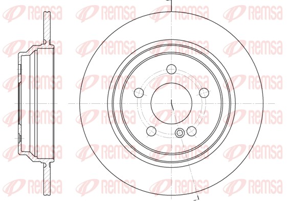 REMSA Hátsó féktárcsa 6864.00_REMSA