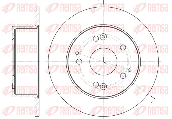 REMSA Hátsó féktárcsa 6875.00_REMSA