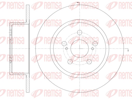 REMSA Hátsó féktárcsa 6878.00_REMSA
