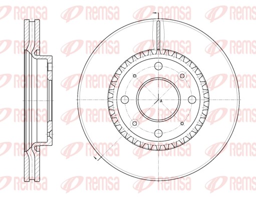 REMSA Első féktárcsa 6889.10_REMSA