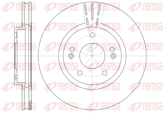 REMSA Első féktárcsa 6897.10_REMSA