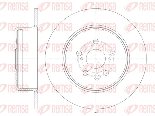 REMSA Hátsó féktárcsa 6910.00_REMSA