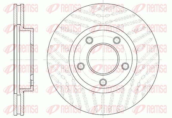 REMSA Első féktárcsa 6932.10_REMSA