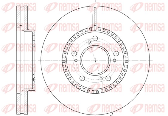 REMSA Első féktárcsa 6938.10_REMSA