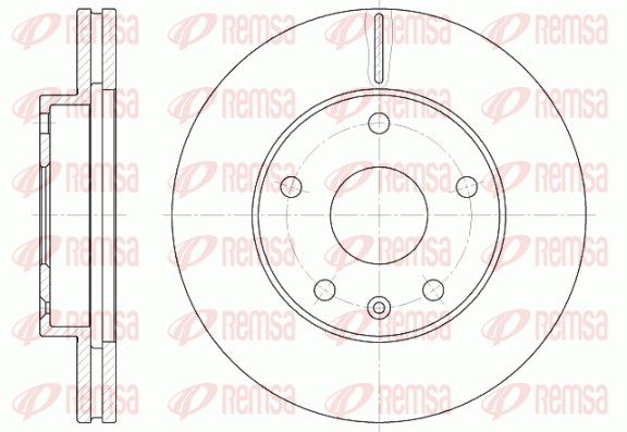 REMSA Első féktárcsa 6960.10_REMSA