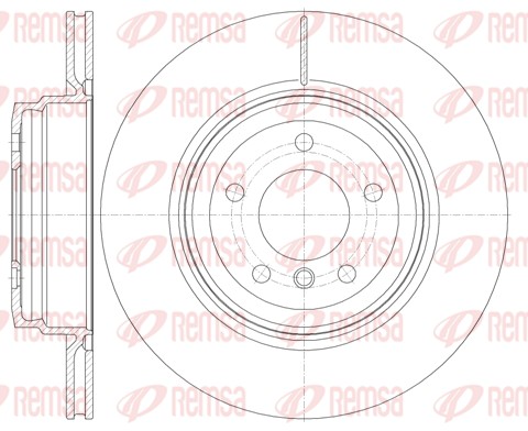REMSA Hátsó féktárcsa 6976.10_REMSA