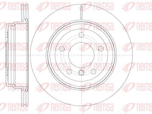 REMSA Hátsó féktárcsa 6977.10_REMSA