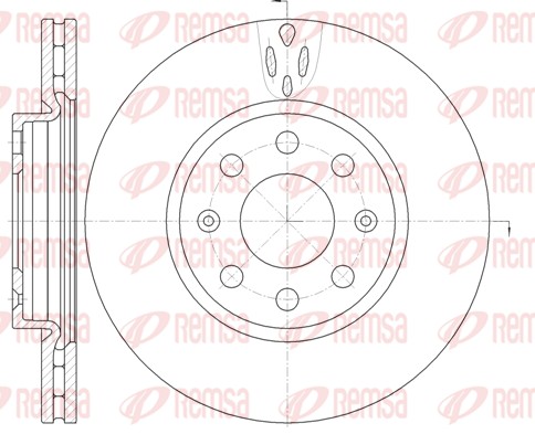 REMSA Első féktárcsa 6981.10_REMSA