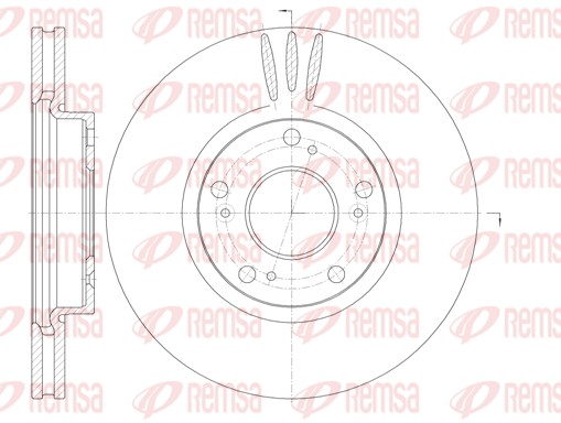 REMSA Első féktárcsa 6985.10_REMSA
