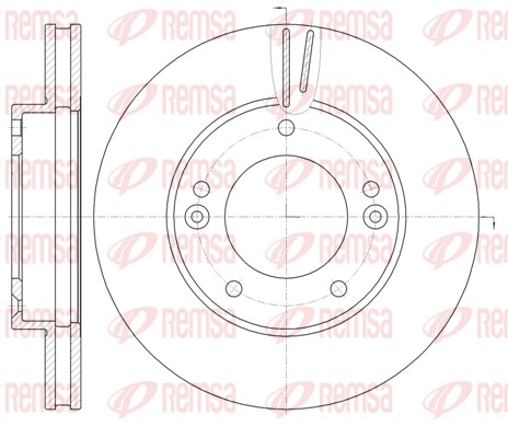 REMSA Első féktárcsa 6992.10_REMSA