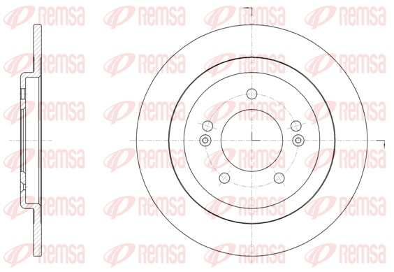 REMSA Hátsó féktárcsa 61506.00_REMSA