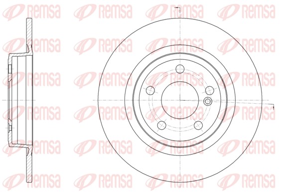 REMSA Hátsó féktárcsa 61523.00_REMSA