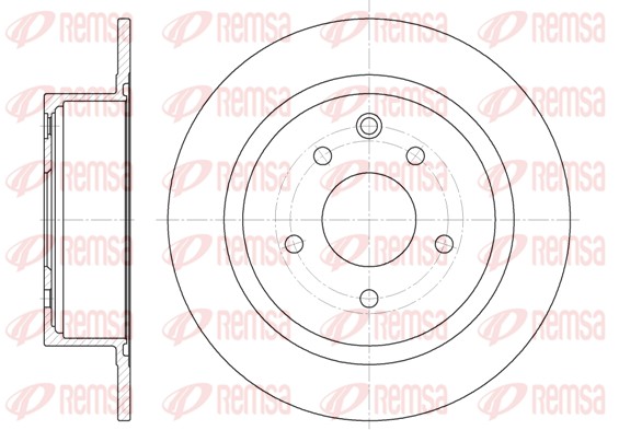 REMSA Hátsó féktárcsa 61530.00_REMSA