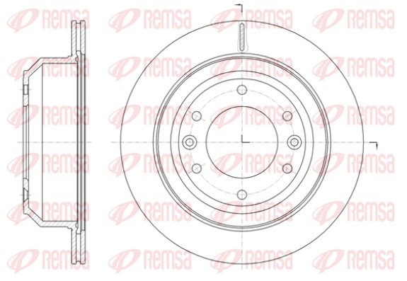 REMSA Hátsó féktárcsa 61397.10_REMSA