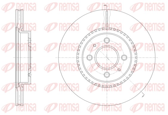 REMSA Első féktárcsa 61463.10_REMSA