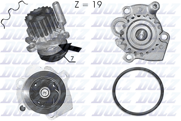 DOLZ Vízpumpa A203_DOLZ