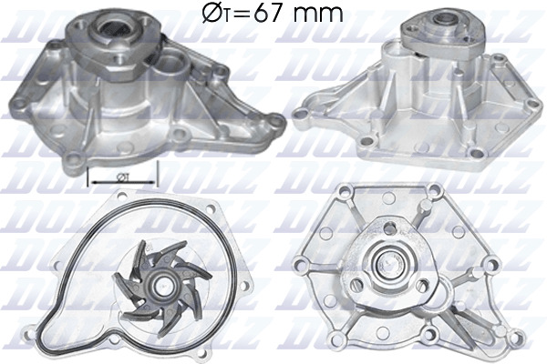 DOLZ Vízpumpa A213_DOLZ