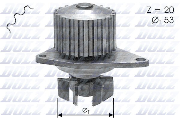 DOLZ Vízpumpa C110_DOLZ