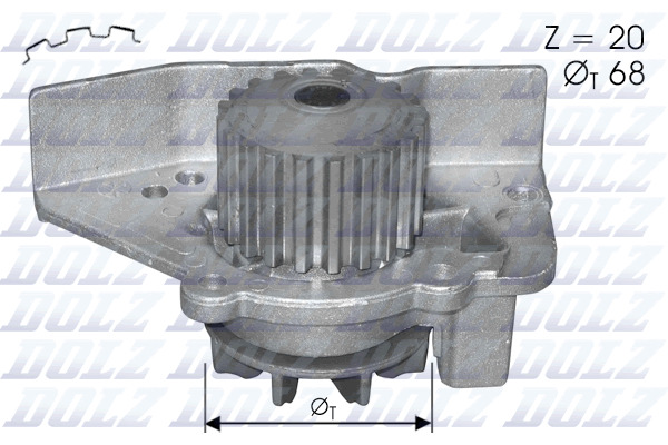 DOLZ Vízpumpa C118_DOLZ