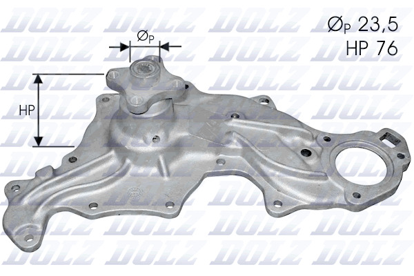 DOLZ Vízpumpa F121_DOLZ