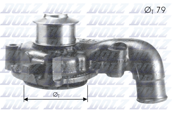 DOLZ Vízpumpa F155_DOLZ