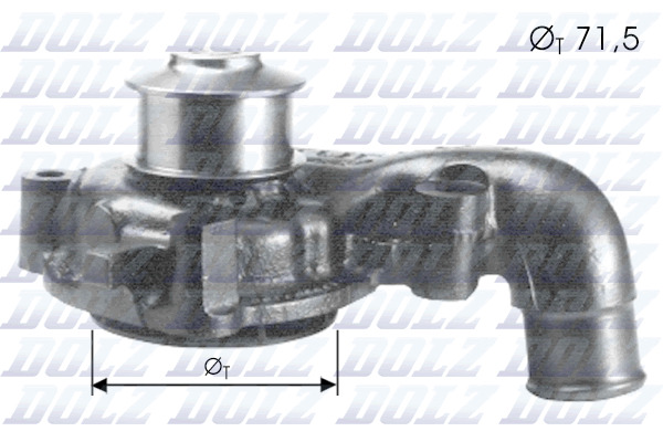 DOLZ Vízpumpa F165_DOLZ