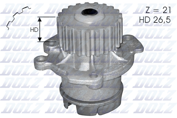 DOLZ Vízpumpa L123_DOLZ