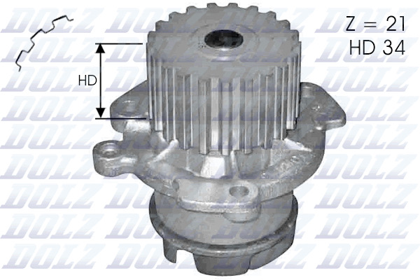 DOLZ Vízpumpa L124_DOLZ