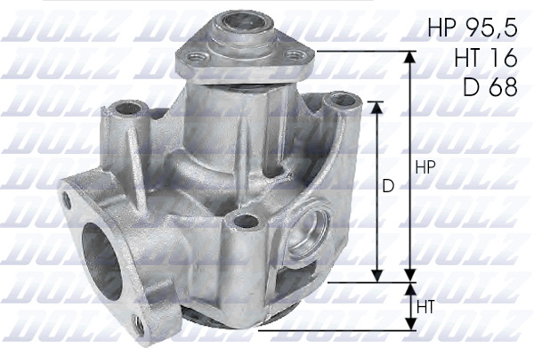 DOLZ Vízpumpa L135_DOLZ