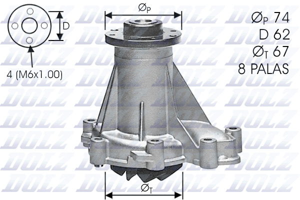 DOLZ Vízpumpa M376_DOLZ