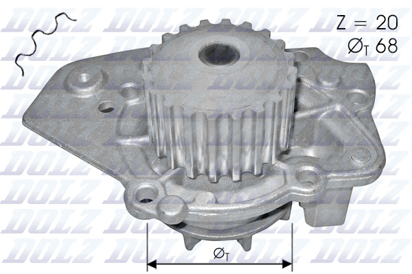 DOLZ Vízpumpa N206_DOLZ