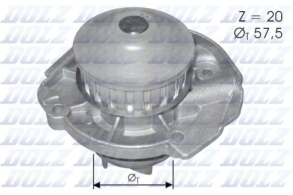 DOLZ Vízpumpa S161_DOLZ