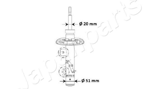 JAPANPARTS Lengéscsillapító MM-00975_JP