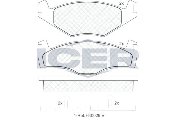 ICER Fékbetét, mind 180460_ICER